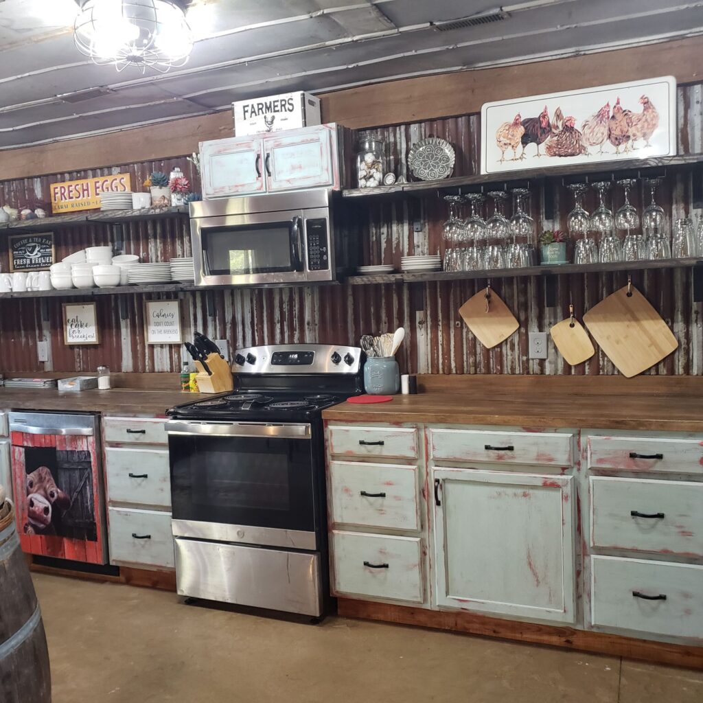 Onsite lodging located on the property of The Barn at Blueberry Hill