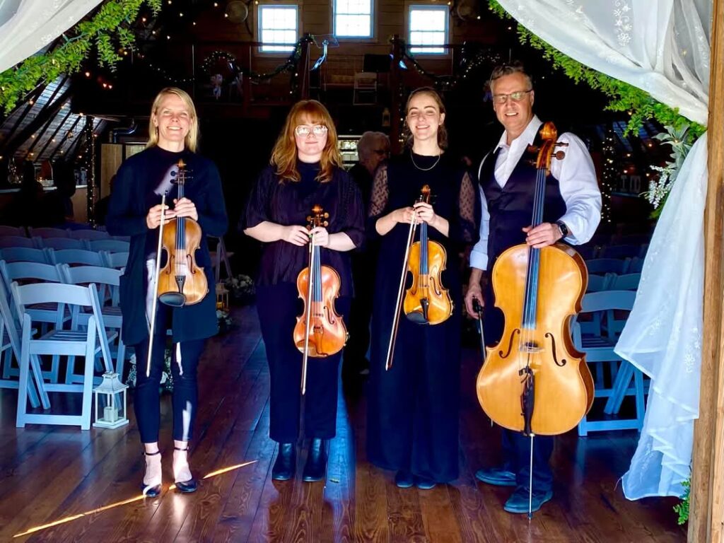 String quartet at Blueberry Hill