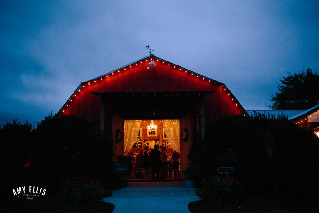 The Barn at Blueberry Hill locally owned wedding venue with bartender, DJ and lodging in Elkin NC located near Winston-Salem and Charlotte