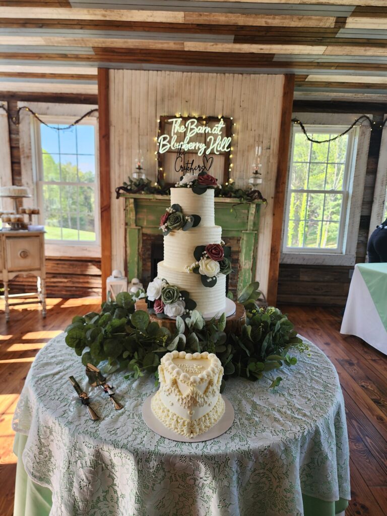 The Barn at Blueberry Hill in Elkin NC a locally owned wedding venue  with lodging, DJ and bartender located near Winston-Salem and Charlotte