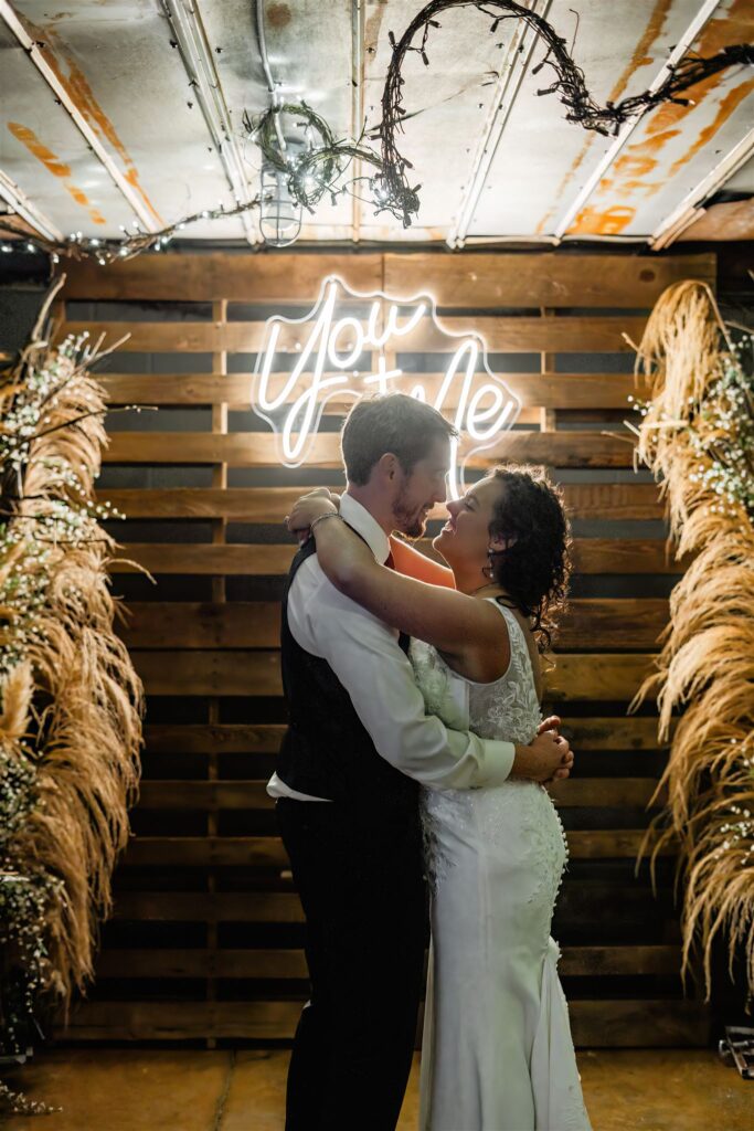 wedding at locally owned wedding venue The Barn at Blueberry Hill in Elkin NC located near Winston-Salem and Charlotte