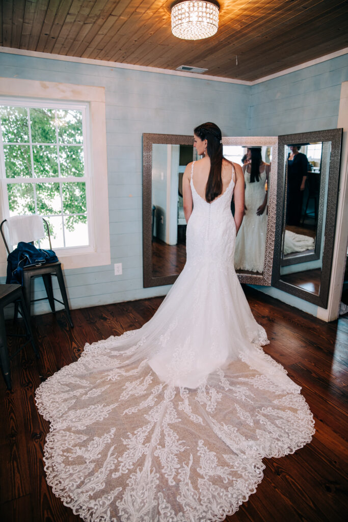 wedding at locally owned wedding venue The Barn at Blueberry Hill in Elkin NC located near Winston-Salem and Charlotte