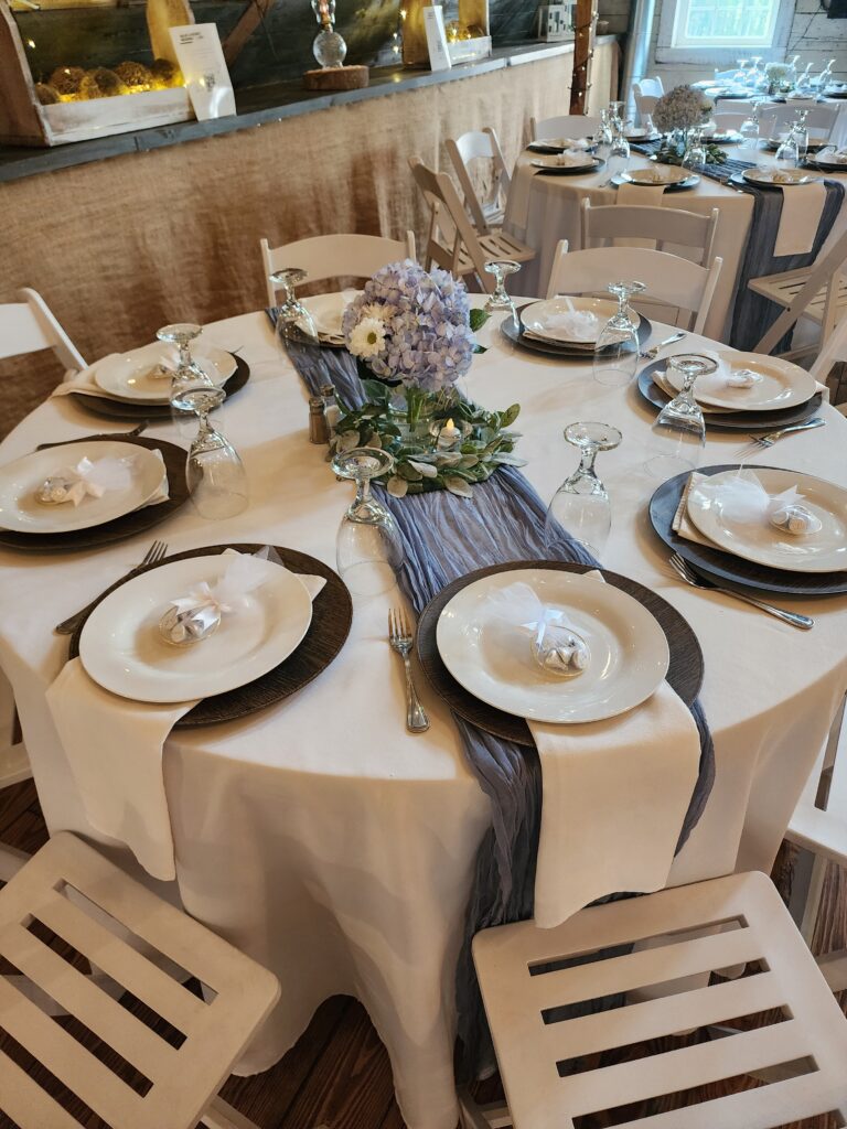 florals by The Barn at Blueberry Hill locally owned wedding venue with bartender, DJ and lodging in Elkin NC located near Winston-Salem and Charlotte