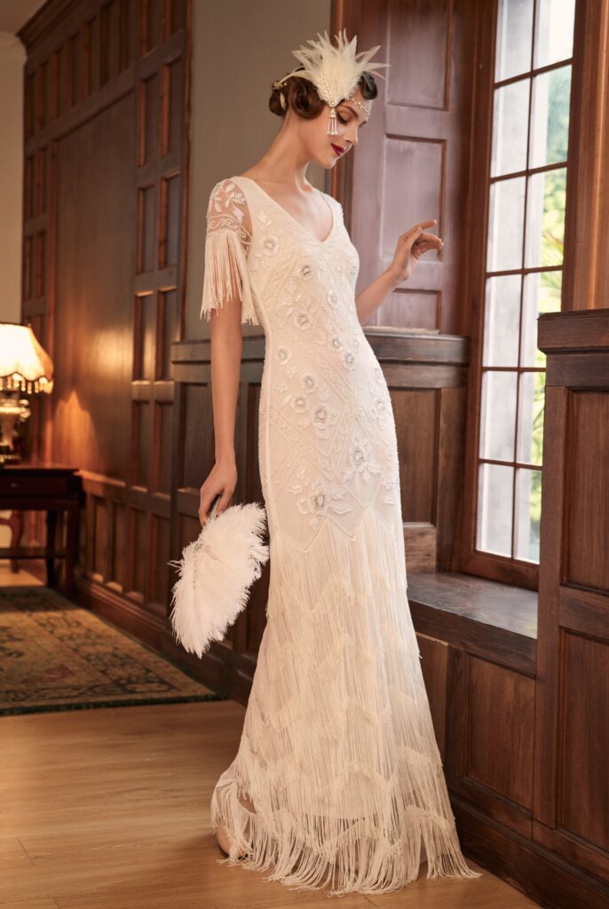 20's wedding gown 