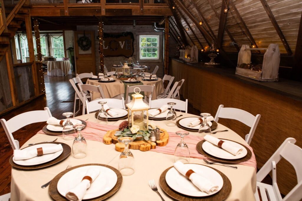 Locally owned NC wedding venue ceremony site located near Winston-Salem and Charlotte with onsite lodging, DJ and bartender included