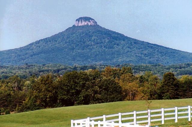 pilot mountain state park located 20 minutes from Blueberry Hill